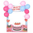 thumbnail image 1 of 1Pcs 66x51cm Multi Color Paper Rectangle Photo Booth Frame For Birthday Party And Social Media Profile Use, 1 of 8