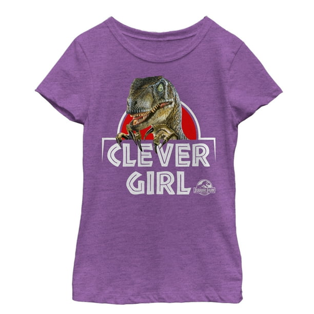 Jurassic Park Girl's Jurassic Park Clever Girl Raptor TShirt