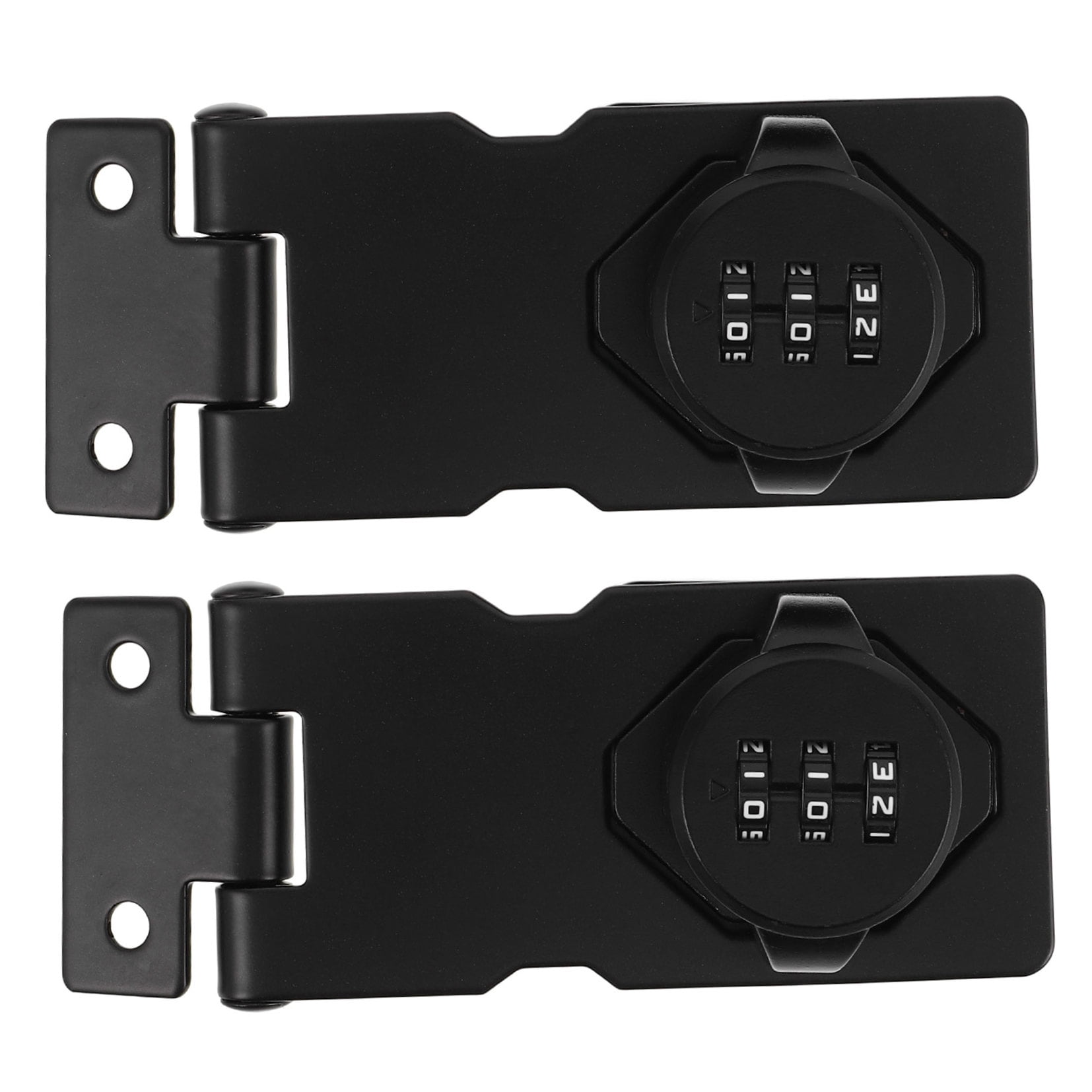 Hytrove 2Pcs Keyless Cabinet Locks Locking for Kitchen and Bathroom in Zinc Alloy 3.73X1.81X1.02In