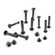 thumbnail image 5 of 10 juegos de tornillos negros de Chicago Kit variado Tornillos de fijación de cabeza ranurada Conjunto de remache Remache de uñas para encuadernación 10x30mm Macarena Postes Tornillos de fijación Remaches, 5 of 8