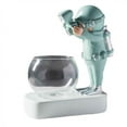 thumbnail image 4 of Space Astronaut Diver Hydroponic Glass Vase Table Decoration, 4 of 9