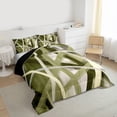 thumbnail image 3 of Castle Fairy Minimalist Vintage Stripes Queen Comforter Set,Abstract Bedding Comforter Set, 3 of 8