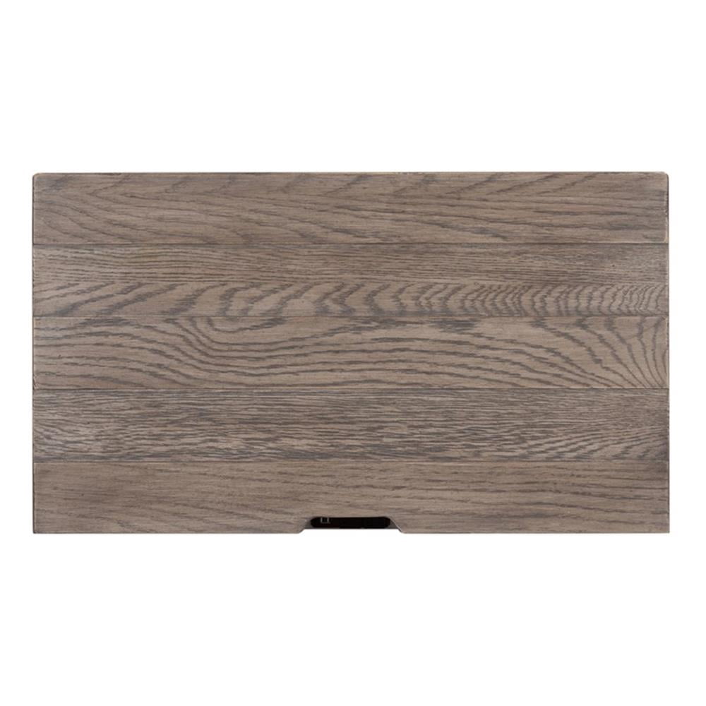 Pemberly Row Modern 1 Drawer Night Stand w/ Charging Station