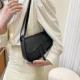 thumbnail image 3 of Bolso de hombro de cuero bolso de axila bolso bandolera ajustable para mujer, 3 of 5