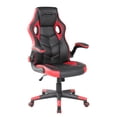 thumbnail image 1 of ViscoLogic NITRO X Ergonomic Gaming Reclining Swivel Home Office Adjustable Computer Chair (Black & Red), 1 of 4