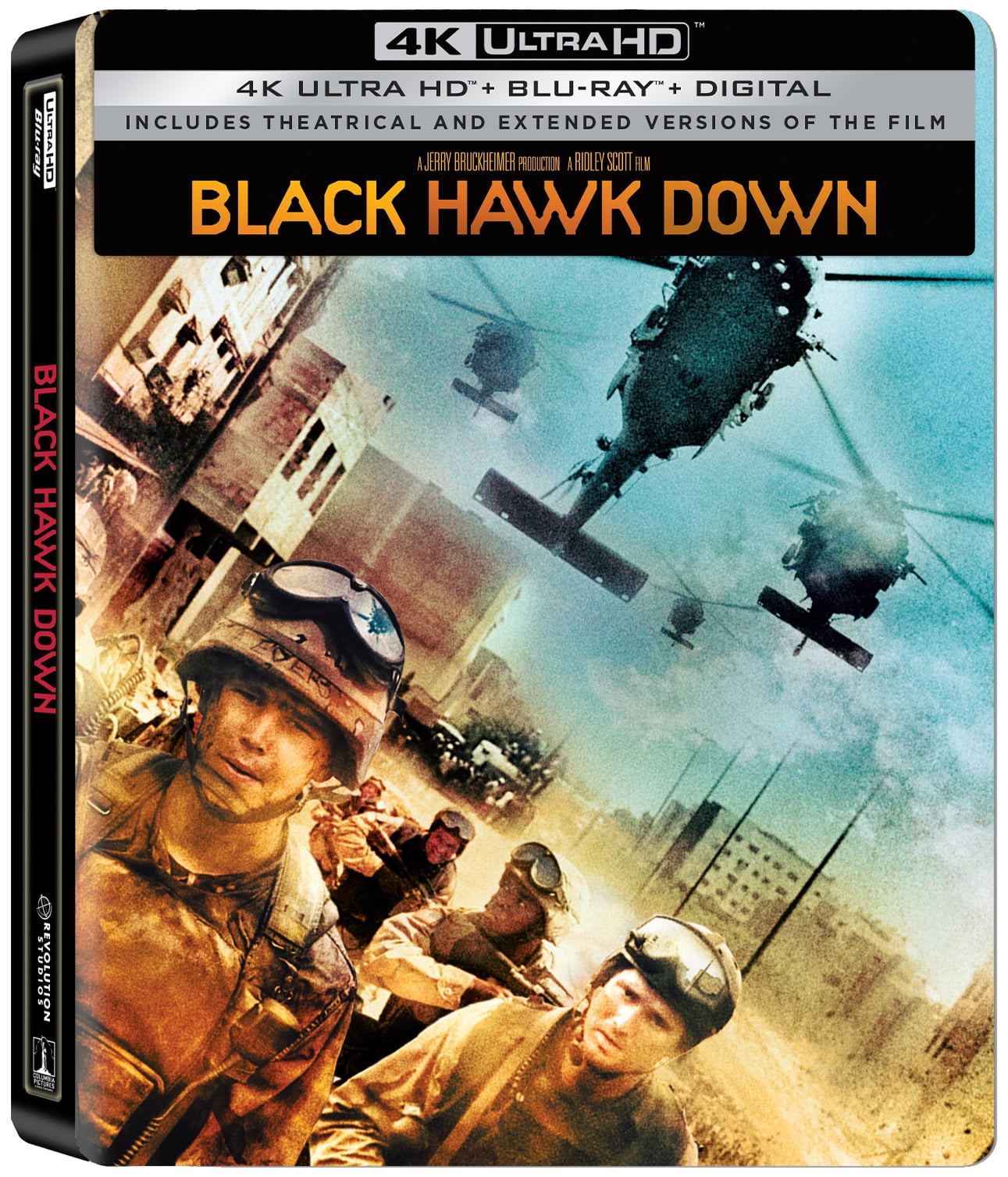 ブラックホークダウン  4K Ultra HDエクステンデッド　カット完全版のみ Sony Pictures Black Hawk Down Steelbook Edition (4K Ultra HD
