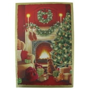 DaySpring 40ct Dog by Fireplace Christmas Cards