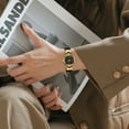 thumbnail image 6 of Elegant Women's Quartz Watch with Roman Numerals & Leather Strap - Perfect for Casual and Office Wear, 6 of 8