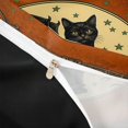 thumbnail image 5 of Homewish Vintage Black Cat Duvet Cover Queen, Halloween Crow Queen Bedding, Orange Cream Black Green, Black Reversible 3-Piece, 1 Duvet Cover and 2 Pillowcases, 5 of 7