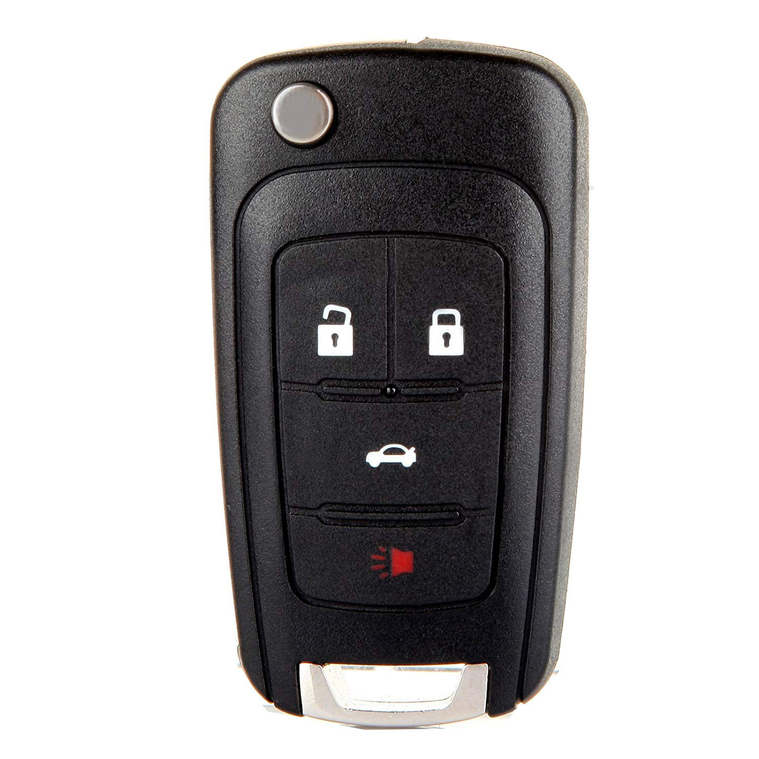 4 Buttons Uncut Keyless Entry Remote Shell Case Key Fob with Pad fit for Chevrolet Camaro Cruze Equinox Malibu OHT01060512 