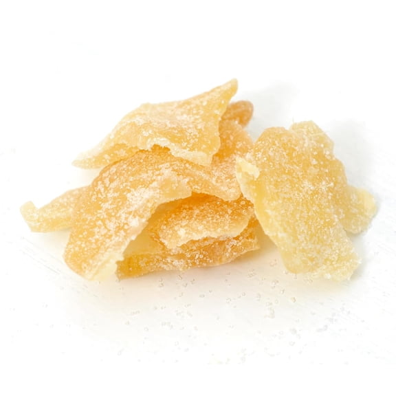 Snack Delights Crystallized Ginger Slices, Candied Ginger, 1 lb Resealable Bag