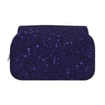 thumbnail image 2 of Disketp Glittering Purple Starfield Estuche de Lápices de Doble Capa con Tapa Abatible y Cremallera, Organizador Escolar para Adolescentes y Adultos, 2 of 7