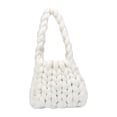 thumbnail image 3 of Bolso de mano pequeño y práctico de hilo grueso Zulema blanco, 3 of 8