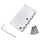thumbnail image 4 of sweethay Pieza trasera de sillín de guitarra, componentes modificados universales, accesorio de reemplazo, puente fijo de Metal, repuesto de pieza de Accesorios para instrumentos musicales sweethay OD026085-00, 4 of 6
