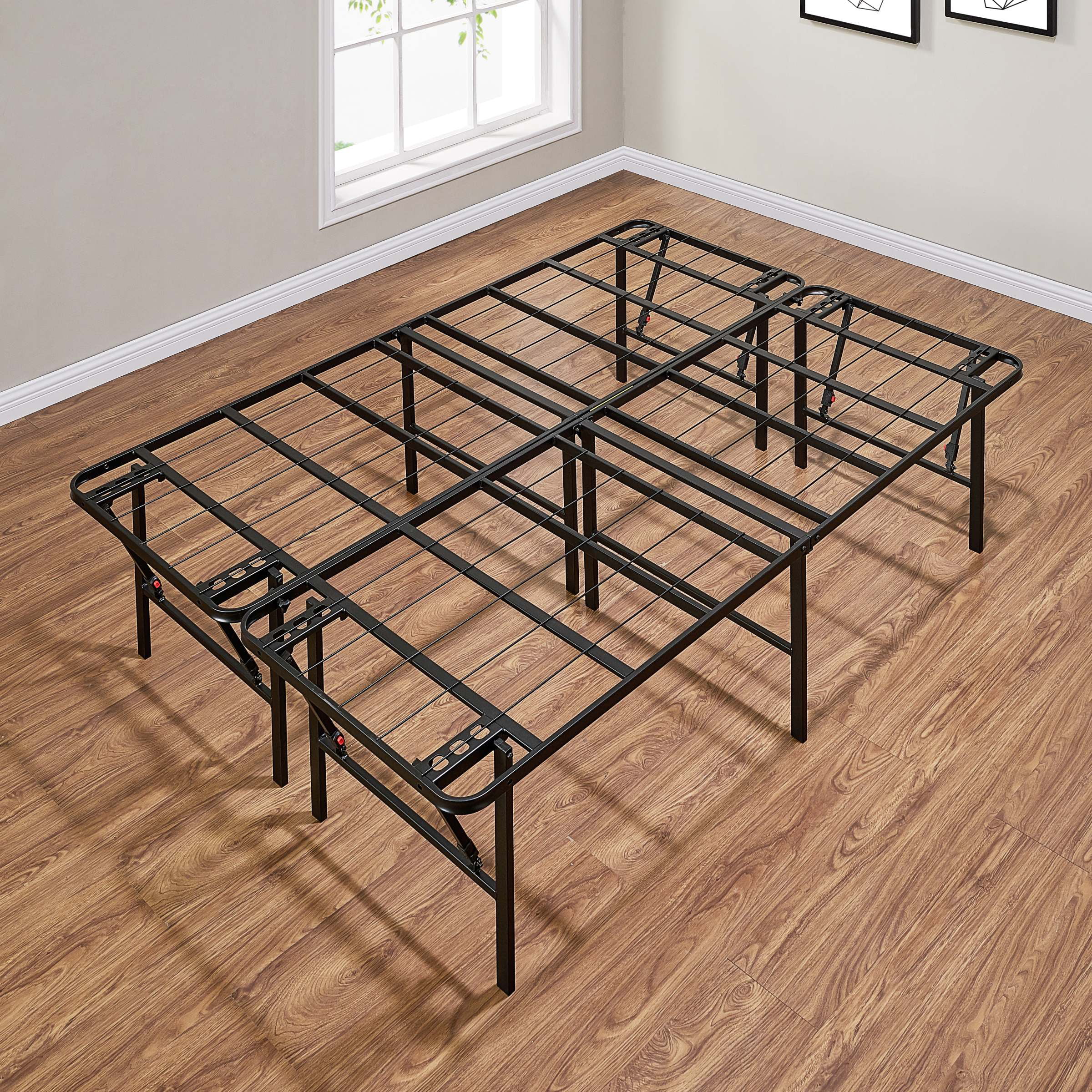Steel Platform BED FRAME Queen Size Metal Foldable 18 in High Profile heavy Duty 