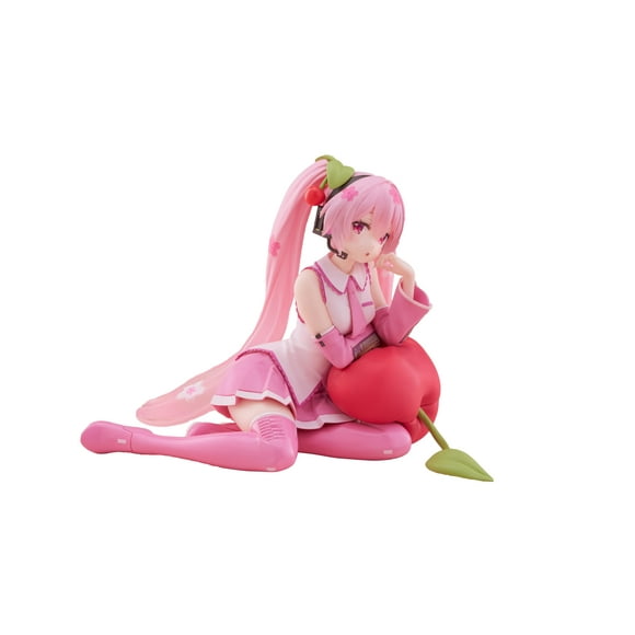 Taito-Sakura Miku Desktop Cute Figure (Cherry Cushion Ver.)