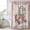 Brown, variant on Easter Bunny Roses Shower Curtain, Waterproof Shower Curtains for Bathroom, Pink Floral Spring Linen Washable Fabric Bathtub Curtain Set Bath Decor with 12 Hooks 48"x72"