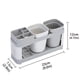 thumbnail image 2 of Soporte para pasta de dientes Juego de soporte Estante de almacenamiento para cepillos de dientes Inodoro Baño Estante para tazas de lavado Dos tazas kenally  HA8811-02B, 2 of 6