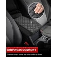 thumbnail image 3 of KBH Center Console Armrest Cover for Subaru Crosstrek/Impreza Accessories 2024 2025 2026, Anti-Scratch Leater Car Arm Rest Box Lid Cover Protector, Black, 3 of 7