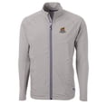 thumbnail image 2 of Men's Cutter & Buck  Gray Toledo Mud Hens Adapt Eco Knit Hybrid Recycled Full-Zip Jacket, 2 of 3