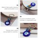 thumbnail image 4 of Turco Diablo Azul Ojos Llavero Colgante Ornamento Llavero de corona azul, 4 of 5