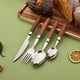 thumbnail image 5 of Imitation Wood Handle Cutlery Set Western Cutlery Knife, 5 of 5