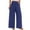 Navy, variant on Diufon Women's Wide Leg Pants Casual High Waist Loose Trousers Solid Color Business Pants with Pockets
