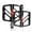 Black, variant on BUCKLOS Platform Pedals Flat Pedals Mountain Bike 3 Bearing Pedal 9/16" Bicycle Pedal