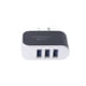 thumbnail image 5 of Seitruly USB Universal de 3 puertos para teléfono móvil, de enchufe europeo/estadounidense, adaptador de de pared de viaje, Type4 NO4, 5 of 5