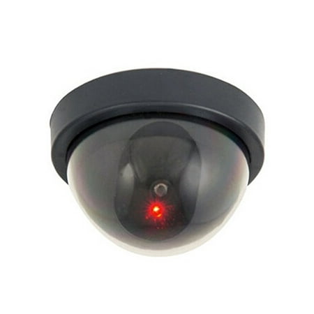 

Accieey Fake Dummy Surveillance Home Dome Security Camera CCTV with Red Flashing Light