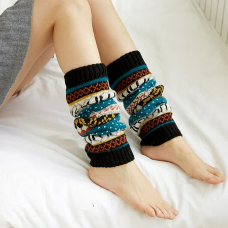 

Jikolililili Women Cartoons Lovely Animal Coral Fleece Socks Thicken Keep Warm Floor Socks