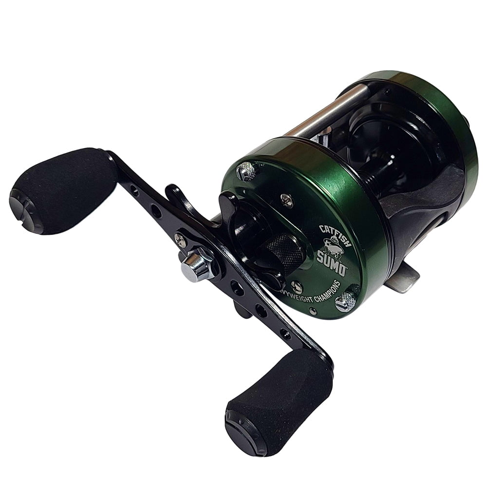 Heavyweight Championship Reel Catfishing Reel with Lifetime Warranty Handedness Left Side
