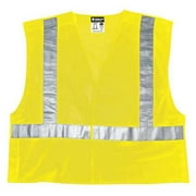 MCR SAFETY High Visibility Vest,Class 2,4XL CL2MLX4