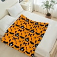 thumbnail image 3 of Halloween Throw Blanket 30" x 40" - Soft Flannel Blanket, Cozy Plush for Couch, Sofa & Bed, Fall Winter Decor, for Kids & Adults, 3 of 4