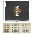 thumbnail image 3 of Lehigh University Ultra-Soft Micro Fleece Blanket Multi-Size Flannel Blanket, 3 of 7