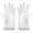 style 2, variant on Women's Wrist Length White Satin Gloves, Classic Formal Gloves for Wedding Banquet Evening Party
