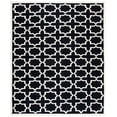 thumbnail image 2 of Safavieh Dhurries Diana Geometric Area Rug, Black/Ivory, 9' x 12', 2 of 8