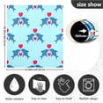 thumbnail image 6 of Dailycode Dishwasher Magnet Cover Magnetic Fridge Door Cover Home Kitchen Decor, Shark with Love Balloon, 23"x 26", 6 of 6