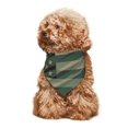 thumbnail image 4 of Naloa Jungle Green Camo USA Flag Dog Bandanas 1PC Washable Triangle Dog Scarfs Premium Durable Fabric, for Small Medium Large Dogs and Cats, 4 of 6