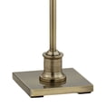thumbnail image 3 of 360 Lighting Chic Style Swing Arm Adjustable Floor Lamp 70" Tall Antique Brass Sage Flower Drum Shade for Living Room Reading House, 3 of 4