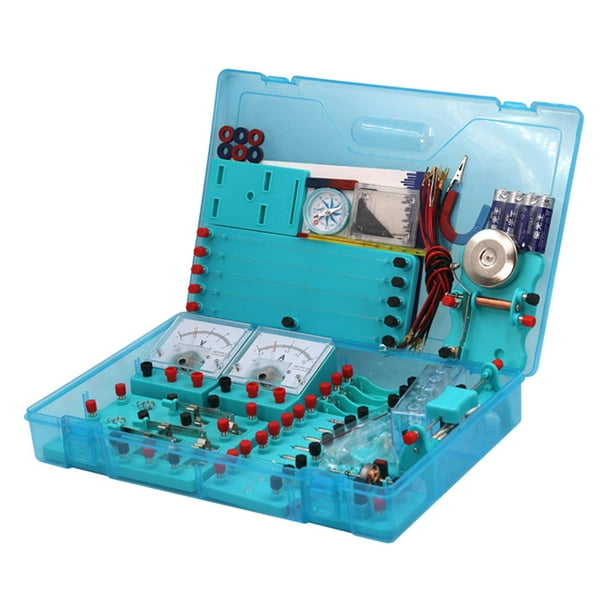Kit de experimentos de electricidad, Kit de aprendizaje de ciencias físicas, materiales para proyectos de bricolaje, educativo básico para niños,