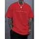 thumbnail image 1 of Men'S Casual Crew Neck T-Shirt with Trendy English Print, 100% Cotton, Slight Stretch Knit Fabric, Regular Fit, Summer Wear - MBDMBD, Casual Sporty Tee, Comfy Tee, 1 of 4
