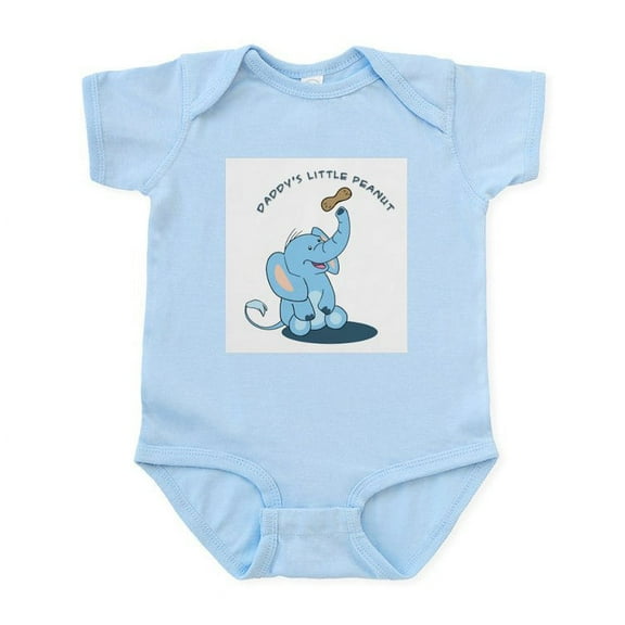 CafePress - Daddy's Little Peanut Infant Bodysuit - Baby Light Bodysuit, Size Newborn - 24 Months