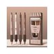 thumbnail image 1 of 1box Ins Style Push Ballpoint Pens, Super Soft, European Packaging, High Appearance, 0.5mm Refill, For Practicing Problems, 1 of 5
