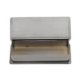 thumbnail image 4 of Palillero rectangular de acero inoxidable con tapa para el hogar, bar, hotel, restaurante, color negro plateado, 4 of 14
