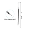 thumbnail image 2 of Uxcell 130mm Ballpoint Pen Refills 0.5mm Tip Black Gel Ink Pen Refill, Black 50 Pcs, 2 of 5