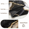 thumbnail image 4 of Rectangle Rug 2x3ft Area Rug,Abstract Flowing Marble Fluid Art Area Rugs for Living Room Bedroom,Black and Gold Lines Floor Mat Non-Slip Non-Shedding Carpet Indoor Accent Rugs, 4 of 9