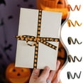 thumbnail image 2 of PEIBang Halloween Ribbon with Pumpkin Face,Craft Ribbon for Wrapping,Decorative Satin Ribbons for Bows,Holiday Party Decor, 2 of 6