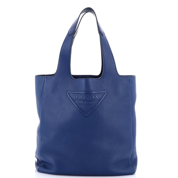 Pre-Owned Triangle Logo Open Tote Leather Large By Rebag