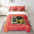 thumbnail image 2 of Erosebridal 3D Rugby Print Bed in a Bag Twin size, American Football City Bed Set, Sports Theme Decor, 7pcs, 2 of 5